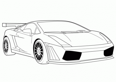 lamborghini coloring page - Hard Coloring Pages by Black Colouring