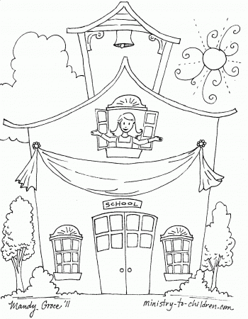 Back To School Coloring Pages To Print. Back to School Coloring Pages -  Coloring Free Preschool Worksheet - KD WORKSHEET