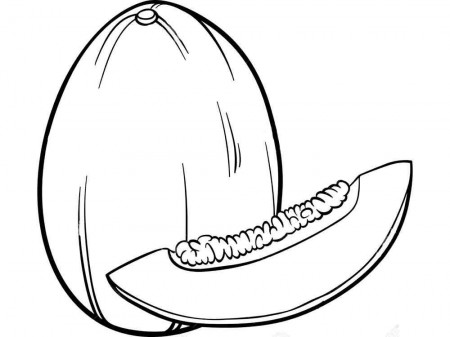 Melon coloring pages. Download and print Melon coloring pages.