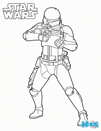 STAR WARS coloring pages - Boba Fett