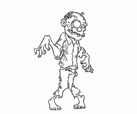 Free Printable Zombies Coloring Pages For Kids