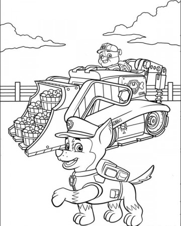  Paw Patrol Coloring Pages