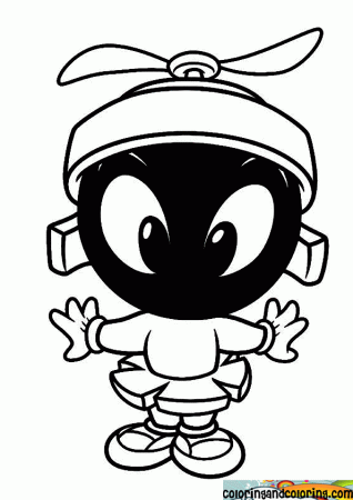 coloring baby marvin the martian | Coloring and coloring