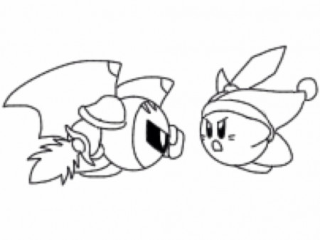 Kirby Coloring Pages Meta Knight - Colorine.net | #17580
