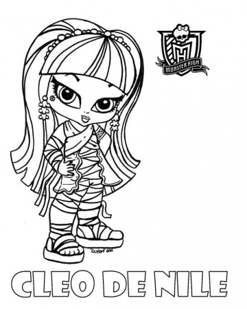 Art ~ Coloring Pages | Monster High, Art Project For ...
