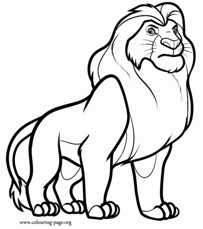 Mufasa - Coloring Pages for Kids and for Adults