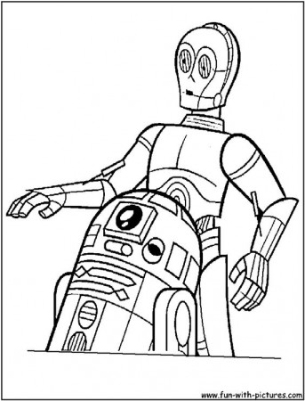 R2d2 Coloring Page