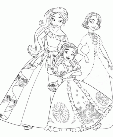 Elena of Avalor Coloring Pages - Coloring Pages For Kids And Adults