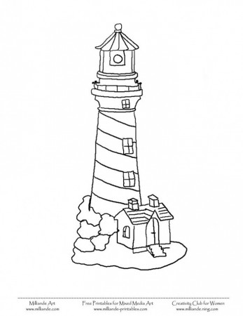Lighthouse | Free Coloring Pages on Masivy World