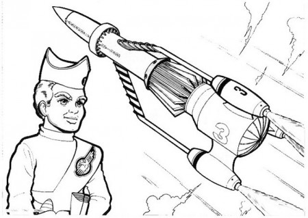 Thunderbirds Are Go Coloring Pages for Age 8 and Over - Coloring Pages