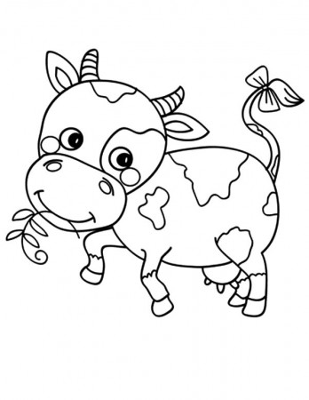 Farmers Cows Coloring Pages | Kids Play Color