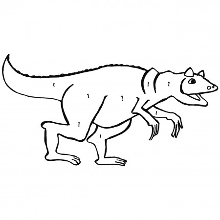 Carnotaurus Coloring Pages on UltraColoring.com