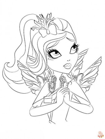 Ever After High Coloring Pages - Printable, Free & Easy | GBcoloring