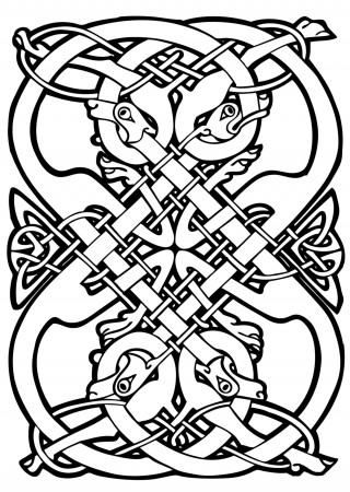 Celtic art 15 - Celtic Art Adult Coloring Pages