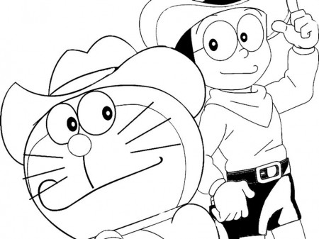 doraemon nobita coloring pages | Cartoon coloring pages, Doraemon