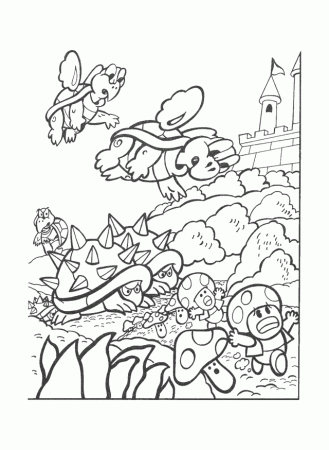 Easy Way to Color Nintendo Coloring Pages - Toyolaenergy.com