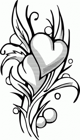 16 Pics of Cool Graffiti Heart Coloring Pages - Letter Coloring ...