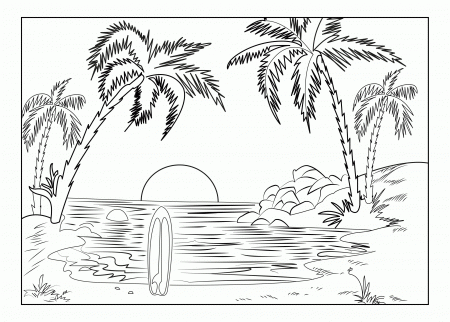 Landscape - Coloring Pages for adults