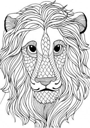 Coloring Pages | Lion Coloring Page for Kids