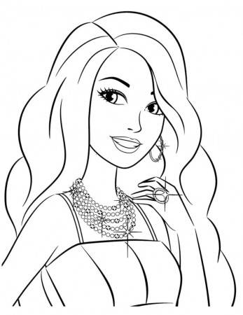 Barbie coloring pages. Print for girls | WONDER DAY — Coloring pages for  children and adults
