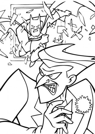 BATMAN coloring pages : 69 free superheroes coloring sheets (page 4)