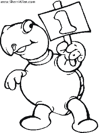 Free Numbers Coloring Pages from SherriAllen.com