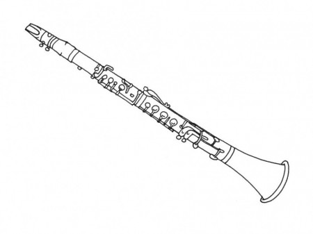 Clarinet Coloring Pages - Best Coloring Pages For Kids