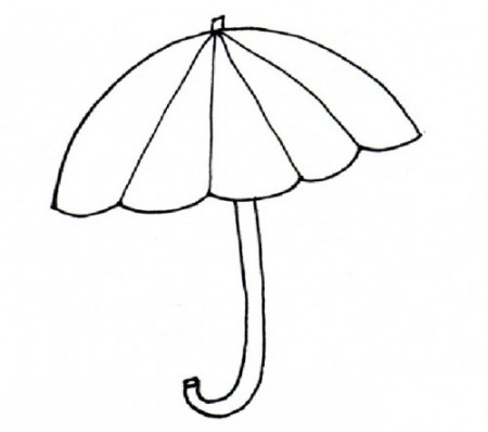 umbrella coloring page - Clip Art Library