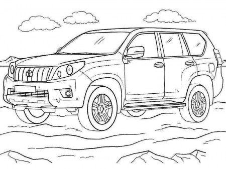 SUV coloring pages. Download and print SUV coloring pages