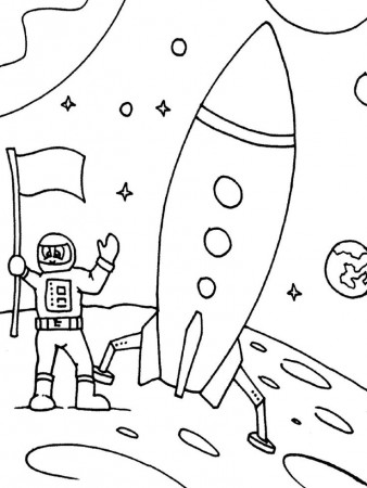 Космонавт на новой планете | Moon coloring pages, Space coloring pages, Coloring  pages