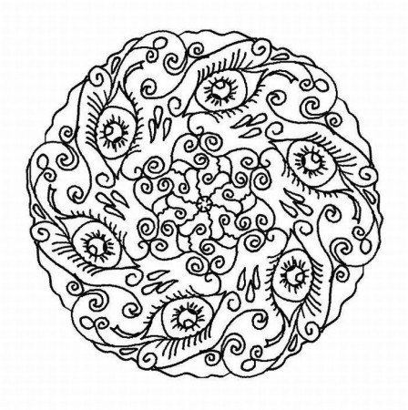 Mandala For Adults - Coloring Pages for Kids and for Adults
