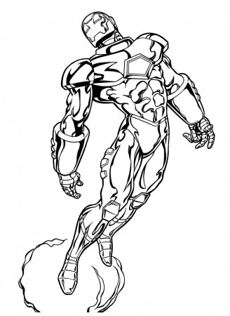Free Ironman Marvel Coloring Pages To Print - VoteForVerde.com