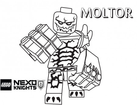 Moltor from Nexo Knight s Coloring Page - Free Printable Coloring Pages for  Kids