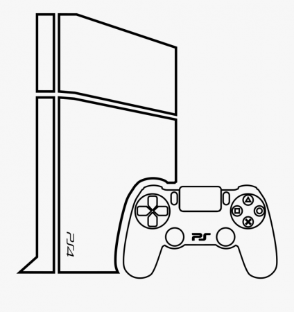 Playstation 3 controller coloring pages