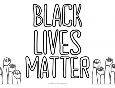Black Lives Matter Art Projects for Kids Raising Social Conscious Kids with  Revolutionary Humans by Bellamy Shoffner