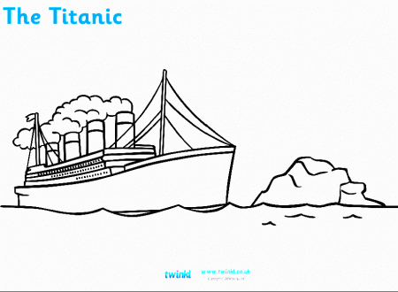 Titanic - Coloring Pages for Kids and for Adults