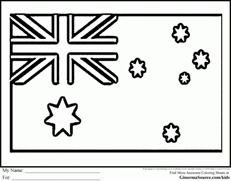 Australia Coloring Pages Flag Coloring Pages Pinterest Christmas ...