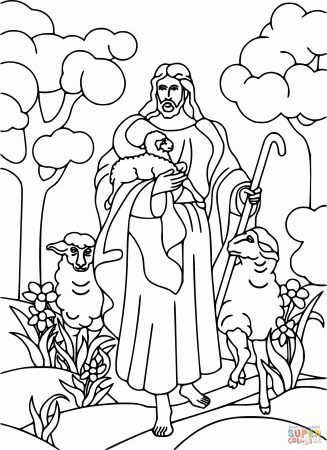 coloring ~ Coloring Pages Shepherds Sheep And Angels Of Lds ...