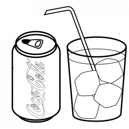 The Most Popular Soft Drink Coca Cola Coloring Pages for Kids and ...