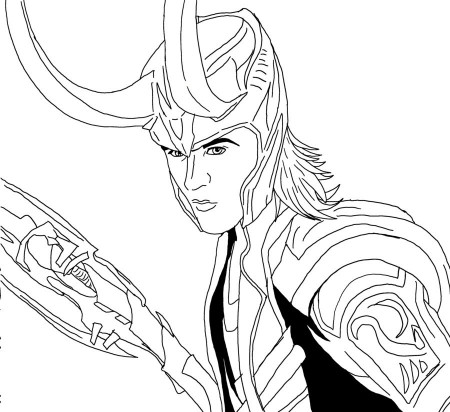 Coloring pages: Coloring pages: Loki, printable for kids & adults, free