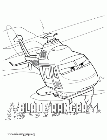 Planes 2 - Blade Ranger coloring page