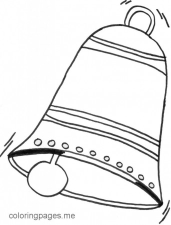 Church Bell Coloring Page Sketch Coloring Page