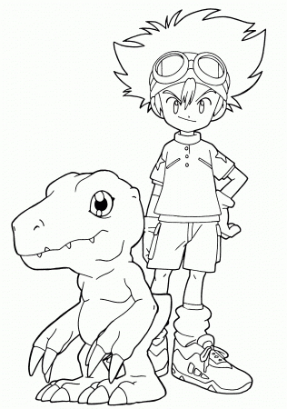 Digimon Coloring Pages Coloring Pages For Kids #cF9 : Printable ...