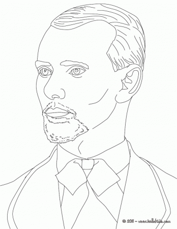 Famous people coloring pages - Hellokids.com
