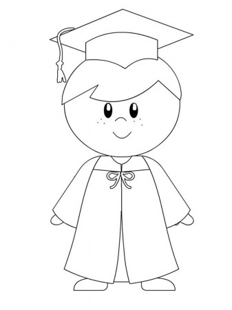Graduation coloring pages. Download and print Graduation coloring ...