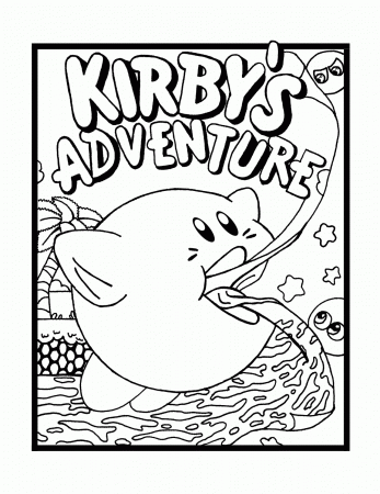Kirby Coloring Pages To Print - Coloring Page