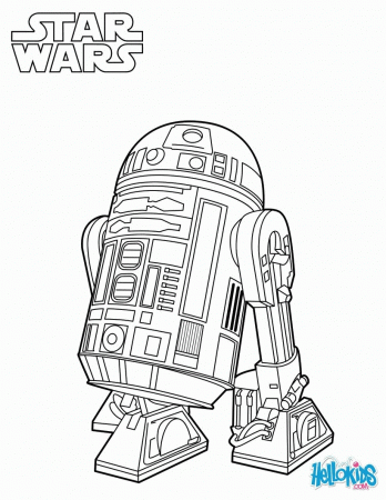 R2-D2 - Star Wars coloring page
