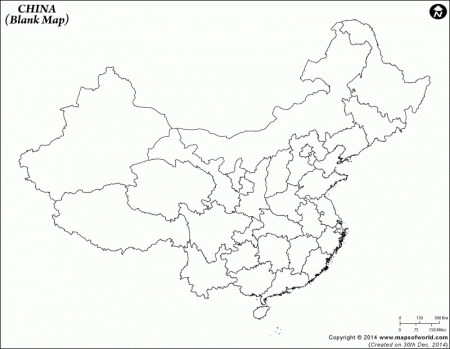 Geography Blog: China - Outline Maps