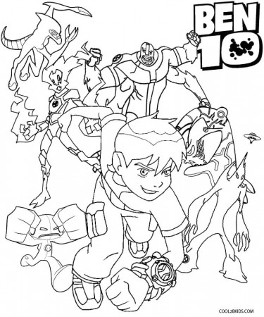 Ben 10 Evil Way Big Coloring Pages - Coloring Pages For All Ages