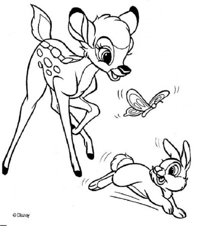 BAMBI coloring pages - Bambi 79